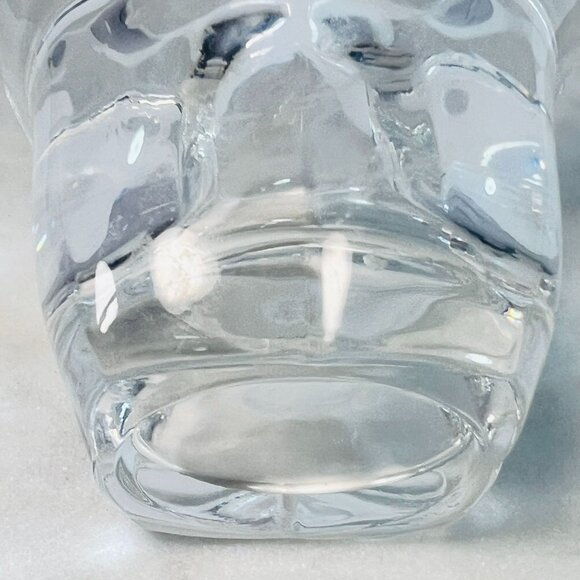 Vtg Clear Crystal Votive Candle Holder Wavy Rim Tulip Toscany Collection Gift - Picture 3 of 5